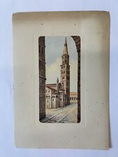 Used, CPA Illustrated Map Campagnile Duomo di Modena Modena Italy Dandolo Bellini for sale  Shipping to South Africa