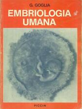 Embriologia umana medicina usato  Italia