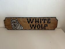Rustic white wolf for sale  Fremont