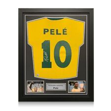 Camisa Brasil Pelé assinada. Moldura de prata comprar usado  Enviando para Brazil