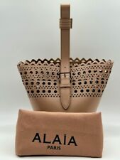 Bolsa balde ALAIA PARIS couro bege corte a laser comprar usado  Enviando para Brazil