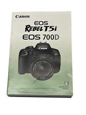 Canon Rebel T5i EOS 700D Instruction Owners Manual Book for sale  Shipping to South Africa