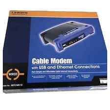 Cable módem Linksys EtherFast con conexiones USB y Ethernet BEFCMU10 Cisco, usado segunda mano  Embacar hacia Argentina