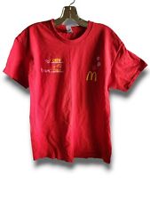 Camiseta vermelha McDonald’s Cardi B offset funcionário tamanho G rap T comprar usado  Enviando para Brazil