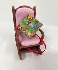 Fisher Price Loving Family Dollhouse Rocking Chair Glider Pink Nursery Furniture for sale  Shipping to South Africa