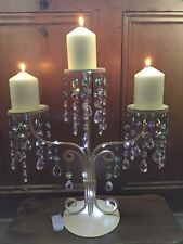 Glamorous cream candelabra for sale  BRADFORD