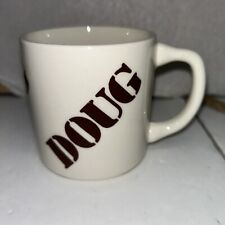 Caneca de café cerâmica vintage DOUG EUA nome personalizado comprar usado  Enviando para Brazil