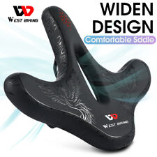 WEST BIKING Big Bum Widen Suave Acolchado MTB Bicicleta de Carretera Asiento Bicicleta Cojín de Silla de Silla segunda mano  Embacar hacia Argentina