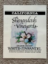 Usado, Pôster de vinhedos Shenandoah branco zinfandel etiqueta de arte de vinho 1982 17x20" comprar usado  Enviando para Brazil