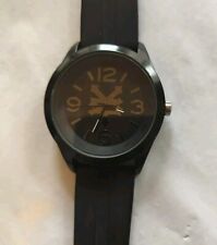 Relógio Zoo York mostrador preto estojo redondo pulseira de silicone preta 8,5 polegadas comprar usado  Enviando para Brazil