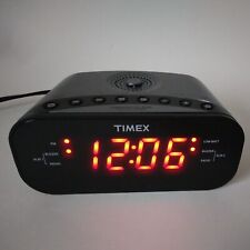 Radio Reloj Despertador Timex T231Y-Gran Pantalla LED Roja-Doble-Cable-Probado Funcionamiento, usado segunda mano  Embacar hacia Argentina