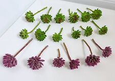 18 Miniature Artificial Succulents Plants Landscape Grass Home Garden Landscape for sale  Shipping to South Africa