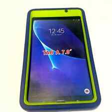 Capa Rígida Samsung Galaxy Tab A 7” Nova Azul Neon Verde Tablet Acessórios Unissex, usado comprar usado  Enviando para Brazil