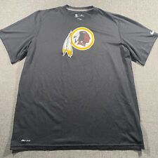 Camiseta masculina Nike Dri-Fit Washington Redskins tamanho XL preta no campo vestuário, usado comprar usado  Enviando para Brazil