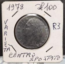 Moneta l.100 1978 usato  Valle Agricola