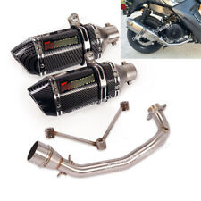 Slip On For Yamaha Zuma 125 BWS 125 Exhaust System Muffler Tail Tips Header Pipe for sale  Shipping to South Africa