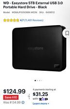 Easystore 5tb external for sale  Traverse City