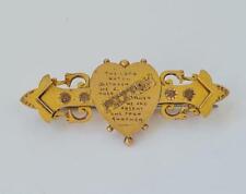 Antique gold heart for sale  EXETER