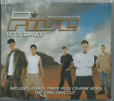 FIVE - LET'S DANCE / SOMETIMES / LET'S DANCE (REMIX) 2001 UK ENHANCED CD1 comprar usado  Enviando para Brazil