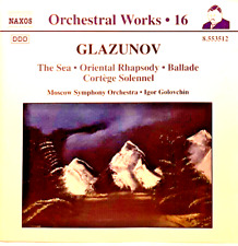 GLAZUNOV: THE SEA / ORIENTAL RHAPSODY / BALADA / CORTEGE SOLENNEL - CD, usado comprar usado  Enviando para Brazil