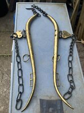 Pair antique brass for sale  Shipping to Ireland