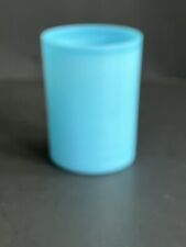 Vintage  Portieux Vallerysthal French Blue Opaline Tumbler Glass for sale  Shipping to South Africa
