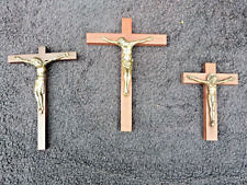 Vintage french crucifixes for sale  WIGSTON