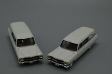Johnny Lightning Phantom Coach Hearse Loose Diecast Car Lot of 2 White for sale  Shipping to Ireland