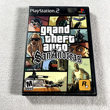 Grand Theft Auto San Andreas PS2 2004 Black Label com manual sem pôster Uau comprar usado  Enviando para Brazil