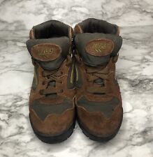 Hi-Tec Womens Size 8 Sierra Lite Mid Hiker Sneaker Suede Brown/Green for sale  Shipping to South Africa