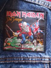 Vintage Levis Denim Trucker Kamizelka z metalową opaską Naszywki Iron Maiden Made in USA na sprzedaż  PL
