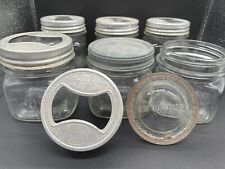 Used, 6 Presto Canning Jars Wide Mouth 5-Glass Top Aluminum Bow Lid Illinois Vintage for sale  Shipping to South Africa