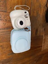 Fujifilm Instax Mini 7S Instant Camera White And Blue Case, used for sale  Shipping to South Africa