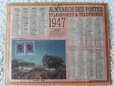 Calendrier ptt almanach d'occasion  Ambérieu-en-Bugey