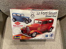 REVELL 32 FORD SEDAN STREET ROD MODEL CAR KIT COMPLETE IN BOX 1:25 1932 for sale  Shipping to South Africa