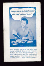 Used, Advertising MILLS & BOON books c1950s? J Arthur Dixon postcard for sale  Shipping to South Africa
