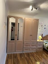 Beige wardrobes mirrored for sale  HIGH WYCOMBE
