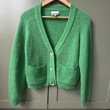 Ganni green knit for sale  LONDON