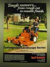1990 Kut-Kwick CL Series Mowers Ad - Tough mowers… from rough cut to smooth, used for sale  Madison Heights