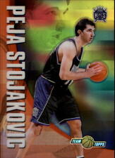 2001-02 Topps Chrome Team Topps cartão de basquete refratores #TT7 Peja Stojakovic  comprar usado  Enviando para Brazil