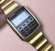 Reloj clásico digital calculadora retro vintage CASIO CA-506G-9A tono dorado segunda mano  Embacar hacia Argentina
