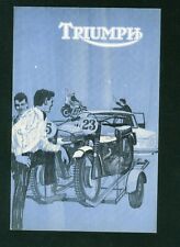 Triumph Motorcycle Brochure Bonneville  T110 650 Cub 1964-65 Original Old Stock for sale  SOUTH SHIELDS