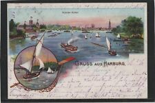 Hamburg lithographie 1898 gebraucht kaufen  Gotha