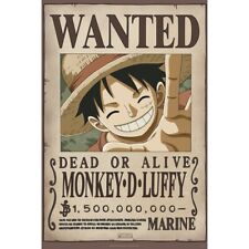 one piece wanted poster usato  Guidonia Montecelio