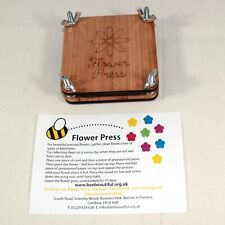 Wooden Flower Press mini complete kit 100mm party, schools, groups, class 1- 30, used for sale  Shipping to South Africa