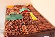 Usado, Lincoln Logs ENORME Lote 500 Peças Telhados de Madeira Vintage TONELADAS de Peças Diferentes comprar usado  Enviando para Brazil