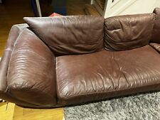 leather unit corner sofa for sale  ISLEWORTH