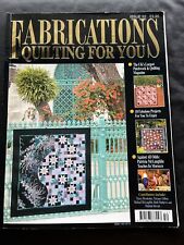 Fabrications quilting magazine for sale  WREXHAM