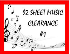 Clearance sheet music for sale  East Aurora