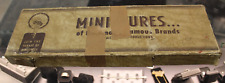 Botellas en miniatura vintage de famosas marcas de cerveza en caja original ¡listas para enviar!¡!, usado segunda mano  Embacar hacia Argentina